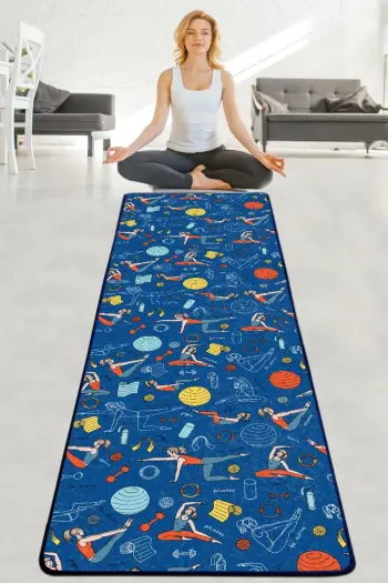 Qilim yoga, Vital And Vivid, Be Active, shumëngjyrësh, 60x200cm