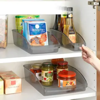 Organizues plastik për kuzhinë, Evila Originals, fume/gri, HMY-6421