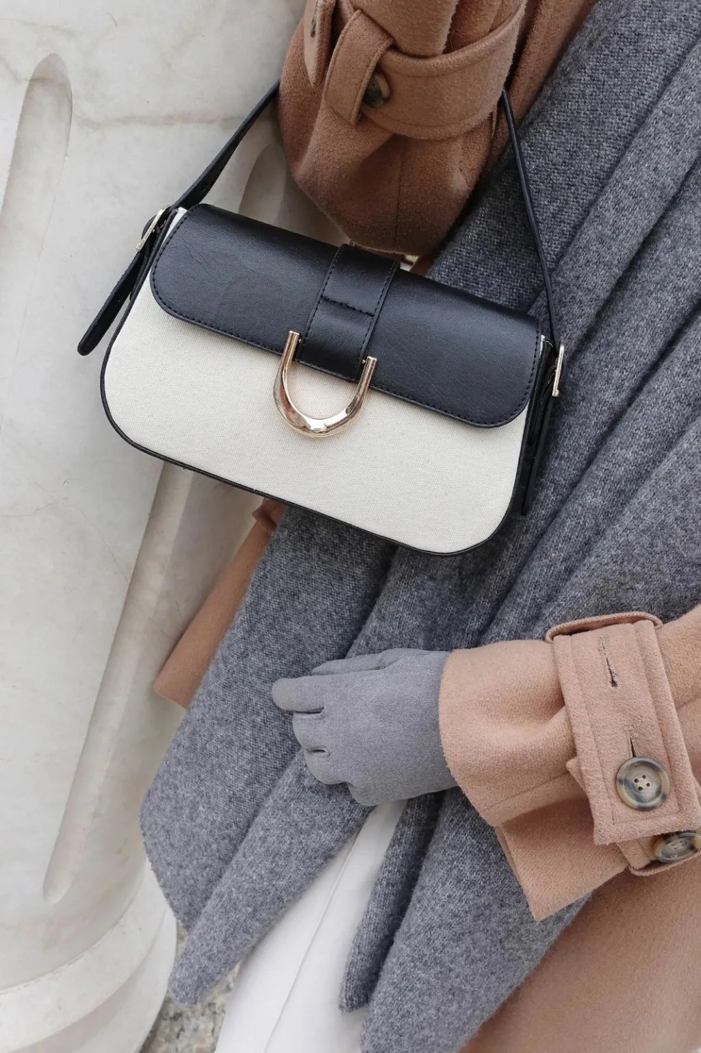 Çantë krahu Zoozie Bags, 263, e zezë - 2