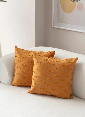 Set mbulesash për jastëkë (2 copë), Evila Originals, Tuffet, portokalli v6