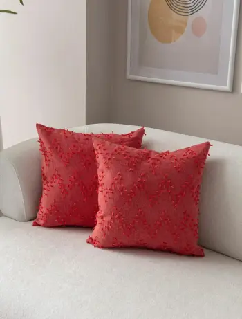 Set mbulesash për jastëkë (2 copë), Evila Originals, Tuffet - e kuqe v4