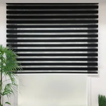 Perde Lizbon, e zezë, 50x260cm