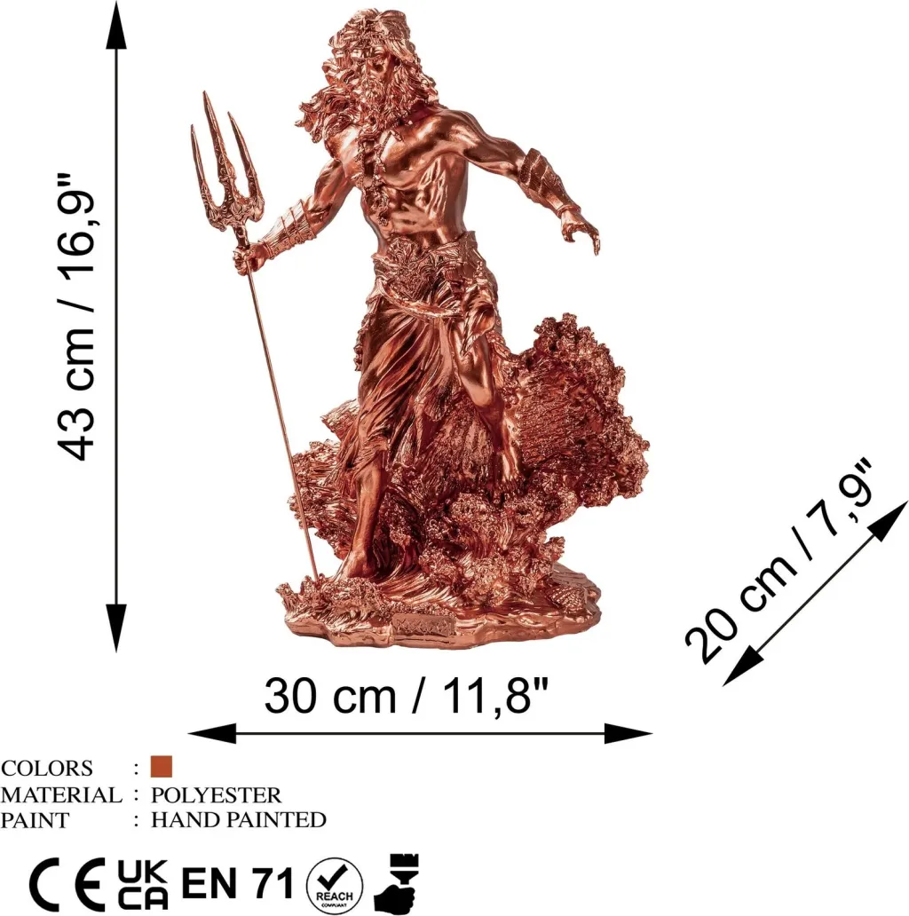 Objekt dekorativ Evila Originals, bakër, Yak-035-A - 7