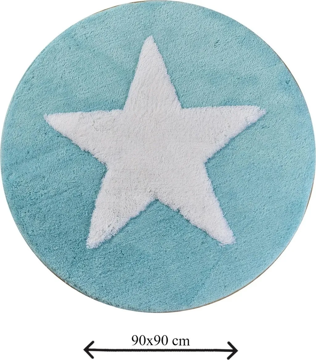 Tapet akrilik për banjo, All Star, shumëngjyrësh, 90cm - 3