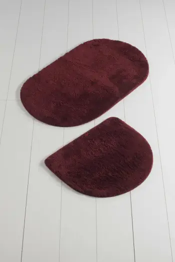 Set tapetash për banjo, akrilik, ngjyrë granat, 2 copë