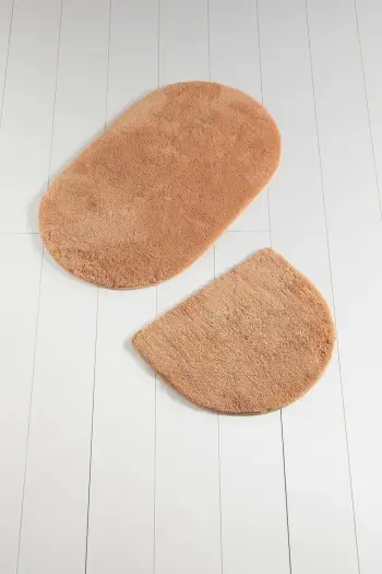 Set tapetash për banjo, akrilik, 2 copë, ngjyrë portokalli, Mijolnir