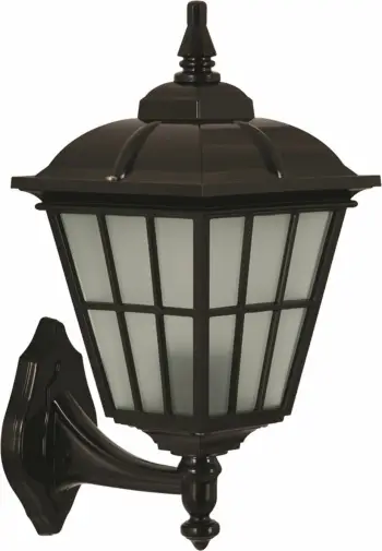 Llambë muri për jashtë, ngjyrë e zezë, Opviq BAP-68183-BSY-M2