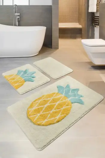 Set tapetash për banjo akrilik (3 copë), Mijolnir, Ananas