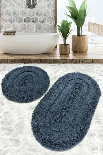 Set tapetash për banjo (2 copë), Mijolnir, Macoroni, ngjyrë gri e errët