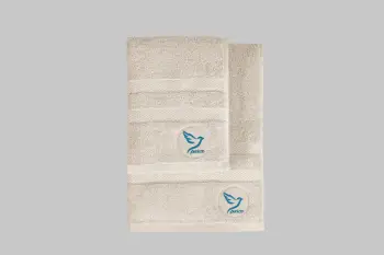 Set peshqirësh duarsh dhe banje (2 copë), Mijolnir, Peace, bezhë