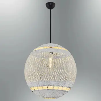 Llambë tavani Opviq, kapak ratan, trup plastik, e bardhë, 50x120cm, 4461-18-01