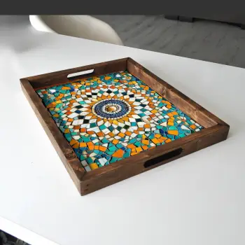 Tabaka druri, shumëngjyrëshe, Evila Originals, REF004, 48x38x4 cm