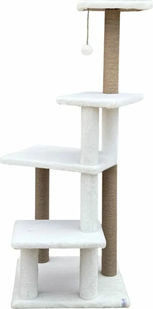 Dru për gërvishtje për mace, Paws & Whiskers, Alessi, e bardhë - 1