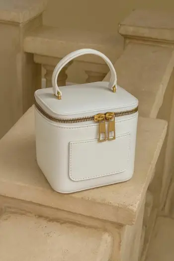 Çantë dore e bardhë Zoozie Bags, MK1020225SV10-027