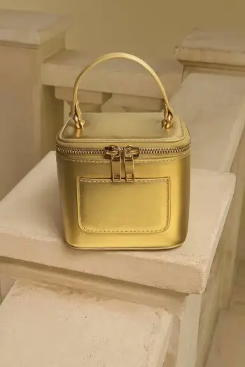 Çantë dore Zoozie Bags, ngjyrë ari, MK1020225SV10-027
