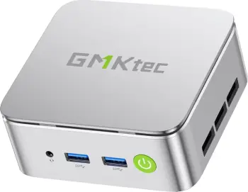 Kasë mini GMKtec G10, AMD Ryzen 5 3500U, 16GB RAM, 1TB SSD, Argjendtë