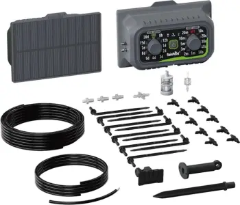 Set ujitje me pika RainPoint, model ITP138SP+DIK10, me panel diellor, për 20 bimë