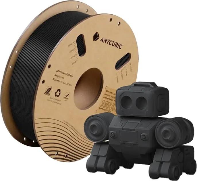 Filament 3D High Speed PLA Anycubic IPHHSBK-106 1 kg diametër 1.75 mm i zi - 1
