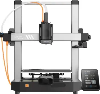 Printer 3D Anycubic Kobra 3 V2, FDM, 255x255x260 mm, 600 mm/s, Ekran me prekje, Kamera, Gri