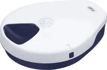 Shpërndarës automatik ushqimi UBPet F10 me ftohje, për mace/qen, 5 dhoma, 330 ml, bardhë