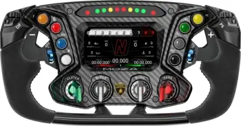 Timon sim-racing Moza Racing RS070 Lamborghini Essenza SCV12, me ekran 4.3", fibra karboni, i zi