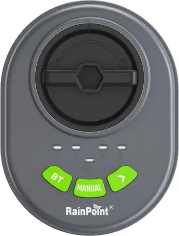 Kontrollues ujitje RainPoint HIC406B, 4 zona, me aplikacion, Bluetooth, Gri
