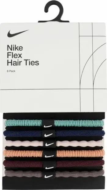 Llastikë flokësh Nike Flex N1009194031OS, set 6 copë, shumëngjyrëshe