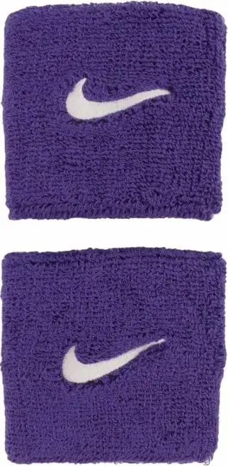Rripë dore sportiv Nike Swoosh 2 Pack N1012405588OS, pambuk, logo Swoosh, të zeza