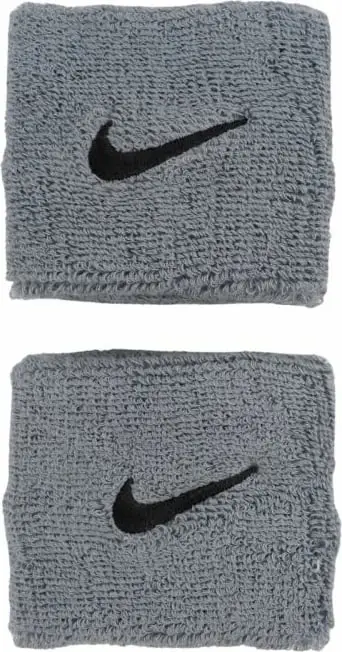 Rrip kyçi sportiv Nike Swoosh Wristbands 2 Pack N1012405005OS, paketë 2 copë, 6.5 cm, të bardha
