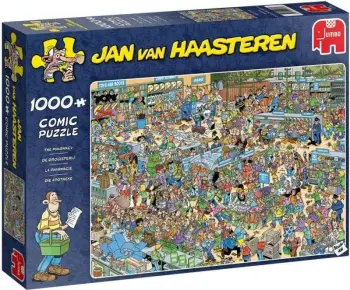 Puzzle komik, Jumbo, Jan van Haasteren The Pharmacy, 1000 copë, nr. 19199