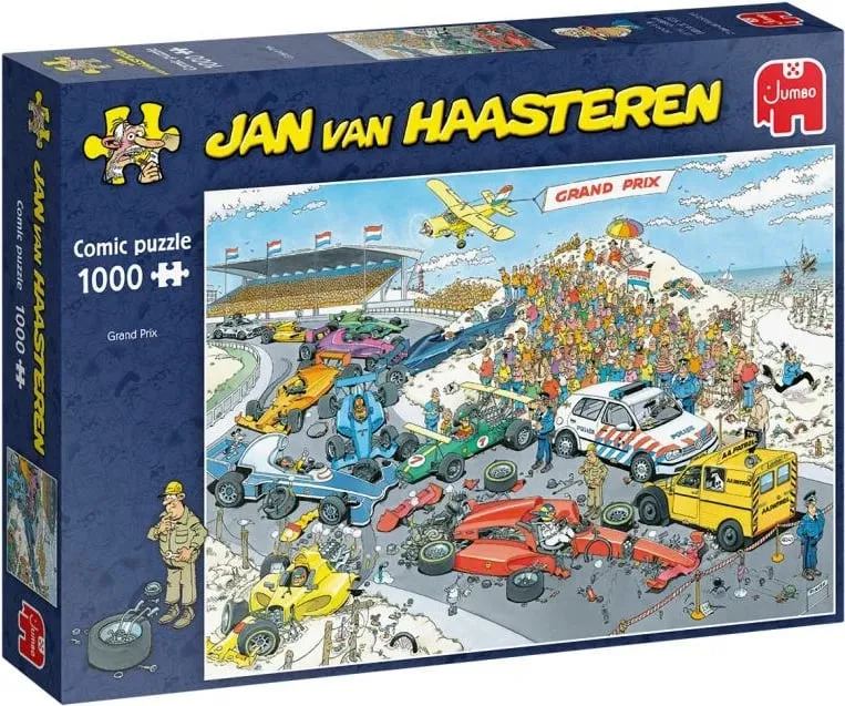 Puzzle 1000 copë, Jumbo, Jan van Haasteren Formula 1 The Start, (19093) - 1
