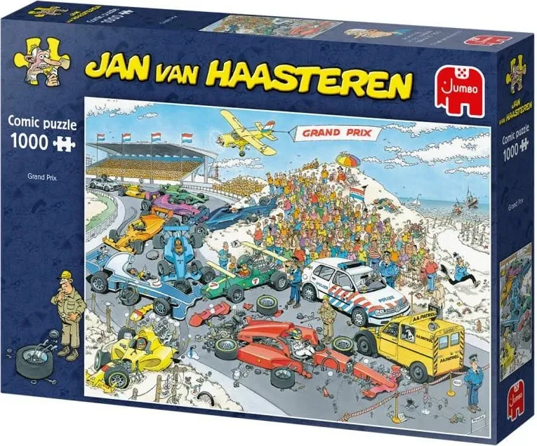Puzzle 1000 copë, Jumbo, Jan van Haasteren Formula 1 The Start, (19093) - 5