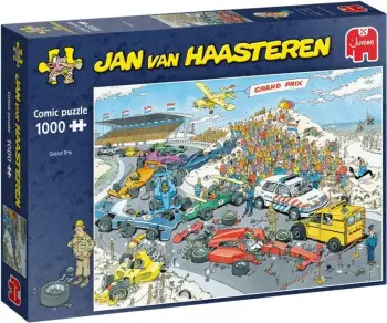 Puzzle 1000 copë, Jumbo, Jan van Haasteren Formula 1 The Start, (19093)