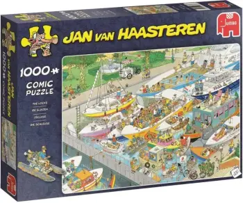 Puzzle Jumbo Jan van Haasteren The Lock 1000 pjesë (19067)