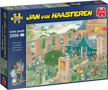Puzzle, Jumbo, Jan van Haasteren The Art Market 20023, 2000 copa