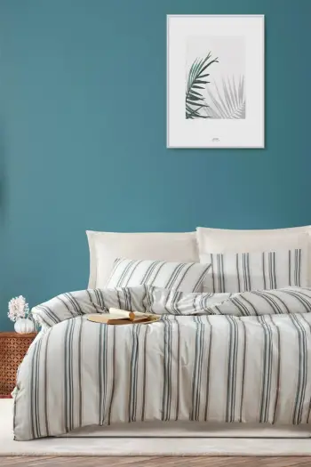 Set mbulesë për jorgan dopio, krem, L'Essentiel Linge de Maison, Nairobi