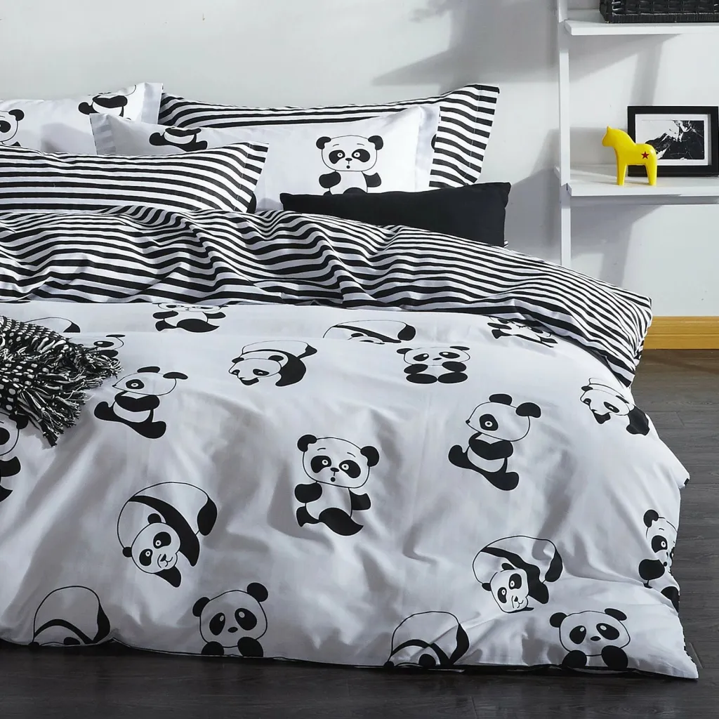 Set mbulesë për jorgan King, panda, L'Essentiel Linge de Maison - 1