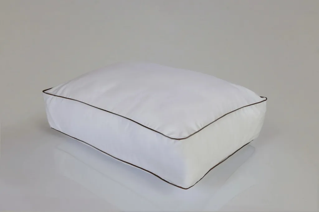 Jastëk L'Essentiel Linge de Maison, Pancake, i bardhë, 50x70x10cm - 1