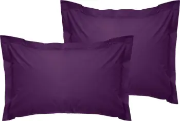 Set jastëkësh Oxford (2 copë), ngjyrë vjollcë, L'Essentiel Linge de Maison, 50x70+5cm