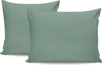 Set këllëfësh jastëku (2 copë), L'Essentiel Linge de Maison, ngjyrë e gjelbër, Lola