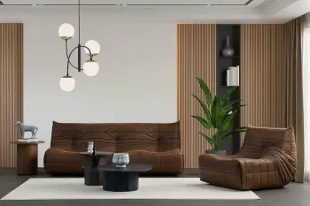Karrige Wing, ngjyrë kafe, Atelier del Sofa, Bocek