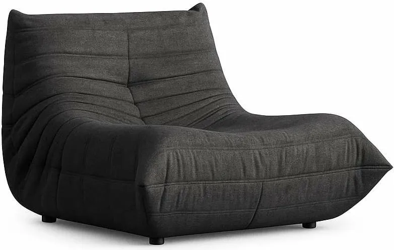Karrige Wing, Atelier del Sofa, Bocek, ngjyrë gri e errët - 2