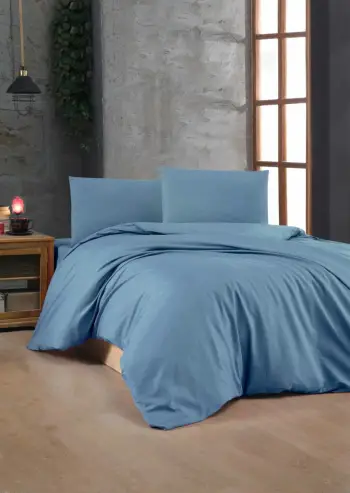 Set mbulesë për jorgan super king, ngjyrë kaltër, L'Essentiel Linge de Maison