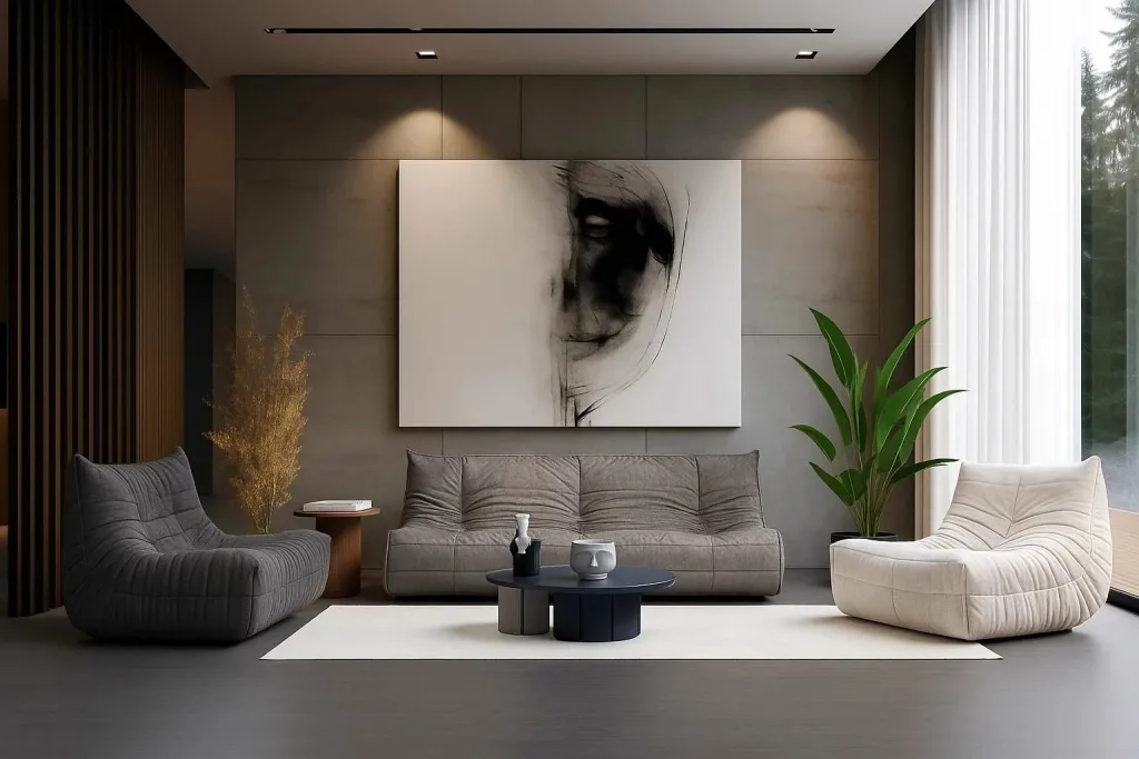 Divan dy ulëshe, ngjyrë gri e errët, Atelier del Sofa, Bocek - 2