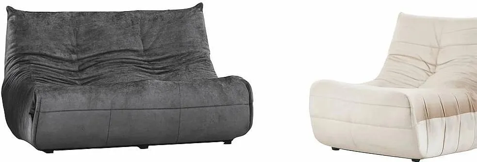 Divan dy ulëshe, ngjyrë gri e errët, Atelier del Sofa, Bocek - 6