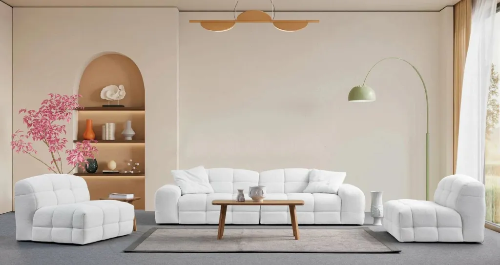 Karrige njëvendëshe Pescara O1, e bardhë, Atelier del Sofa - 1