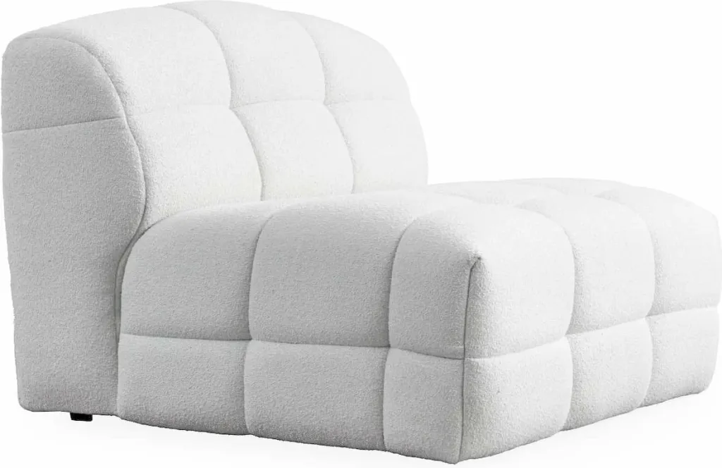 Karrige njëvendëshe Pescara O1, e bardhë, Atelier del Sofa - 2