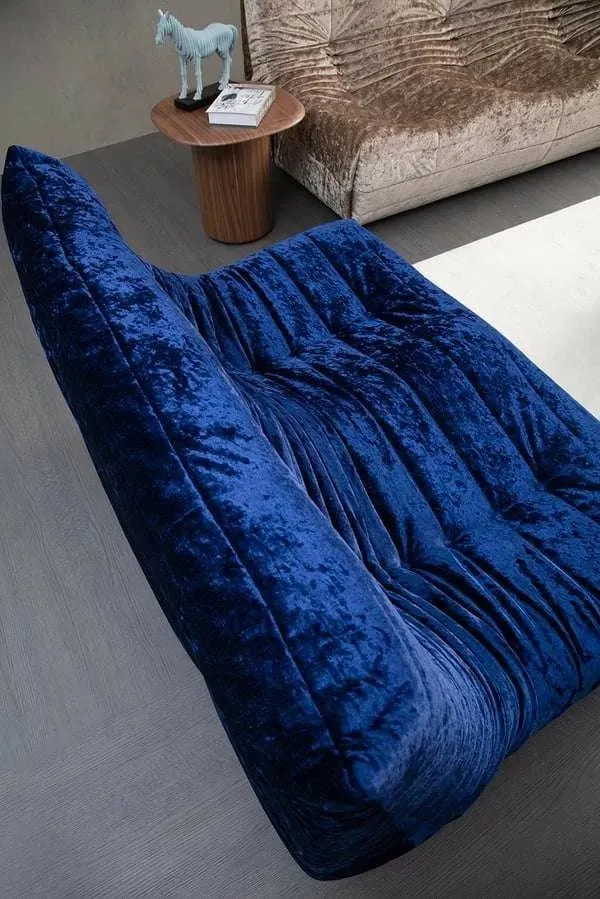 Divan dy-vendësh, ngjyrë e kaltër, Atelier del Sofa, Bocek - 4
