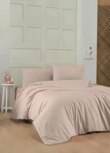 Set mbulesë për jorgan Super King, ngjyrë rozë e zbehtë, L'Essentiel Linge de Maison