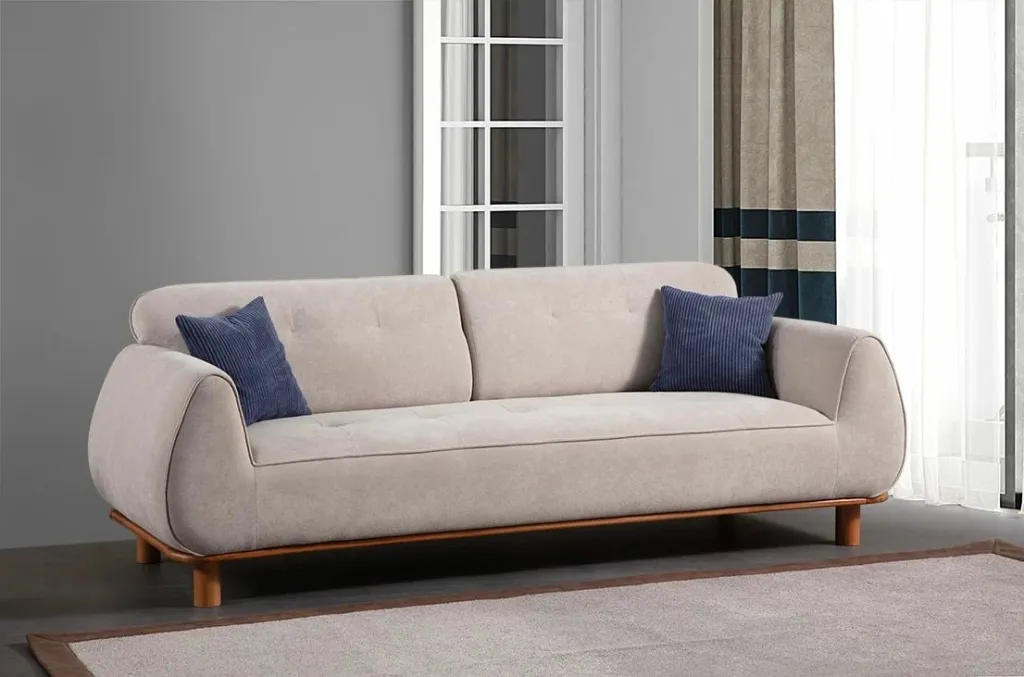 Divan treshe Atelier del Sofa, Drop, i bardhë - 1